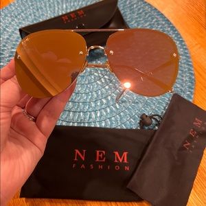 NEM Fashion Rose Gold Aviators aka Sunnies